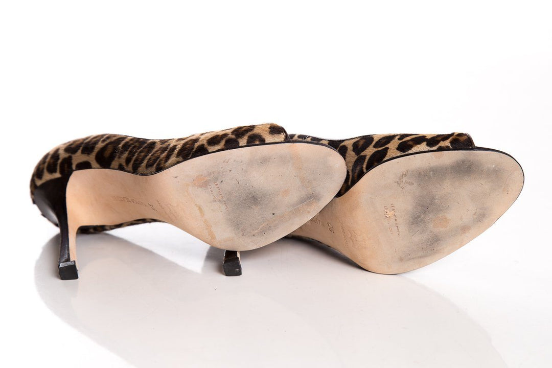 Manolo Blahnik Leopard Heels SZ 36
