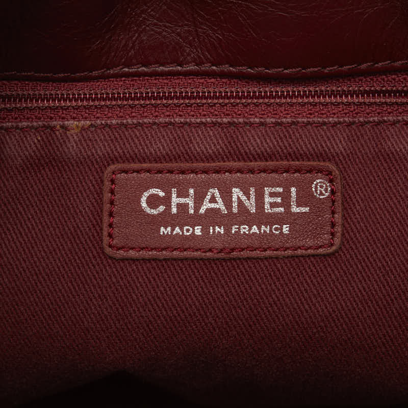 Top Quality Chanel Big Coca-Cola Chain Tortoise Bag Wine Red  Leather  Chanel