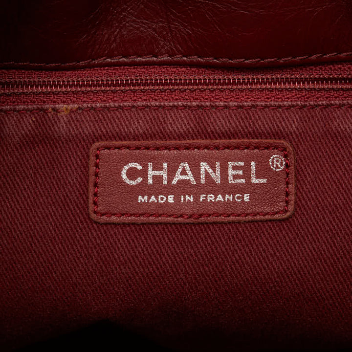 Top Quality Chanel Big Coca-Cola Chain Tortoise Bag Wine Red  Leather  Chanel