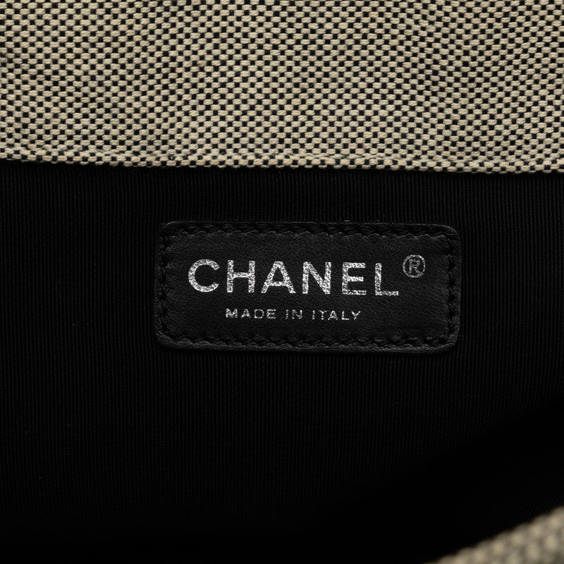Top Quality Chanel None.5 Chocolate Bar Camellia Chain Handbag A31573 Yellow Gr Canvas Emmeline  CHANEL