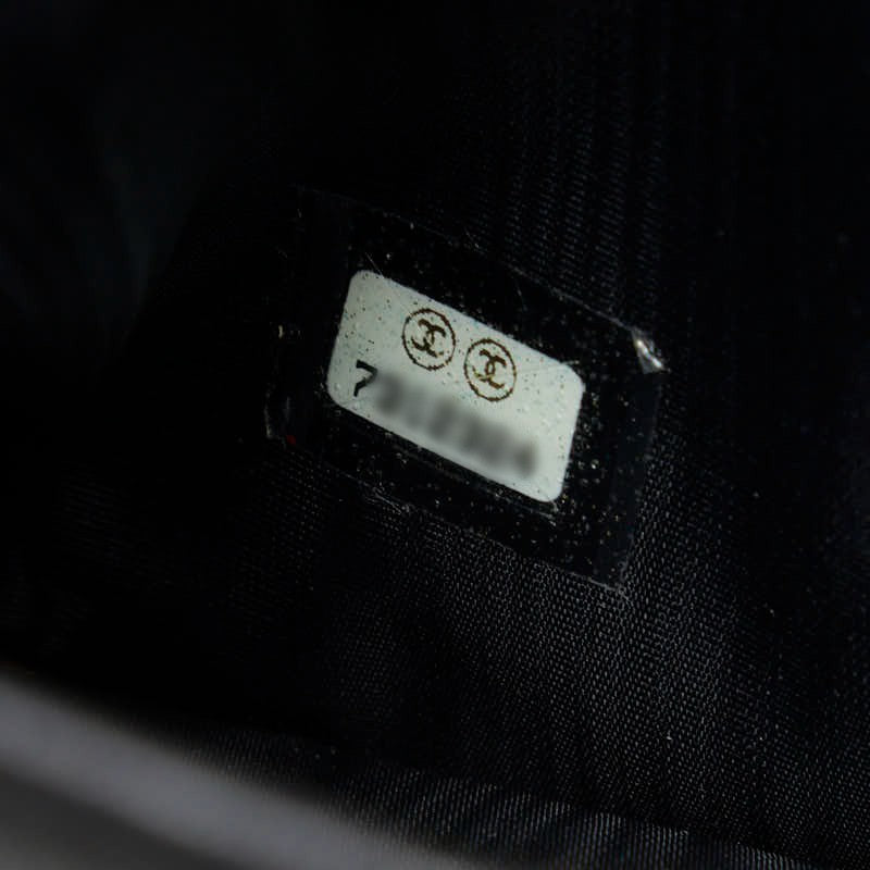Top Quality Chanel Chocolate Bar Three Folded Wallet Black Leather