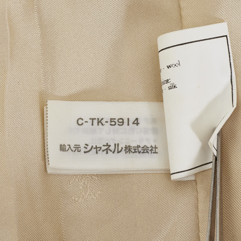 Top Quality Chanel Top Quality Chanel P07548V05526 Terrated Jacket Wool Beige