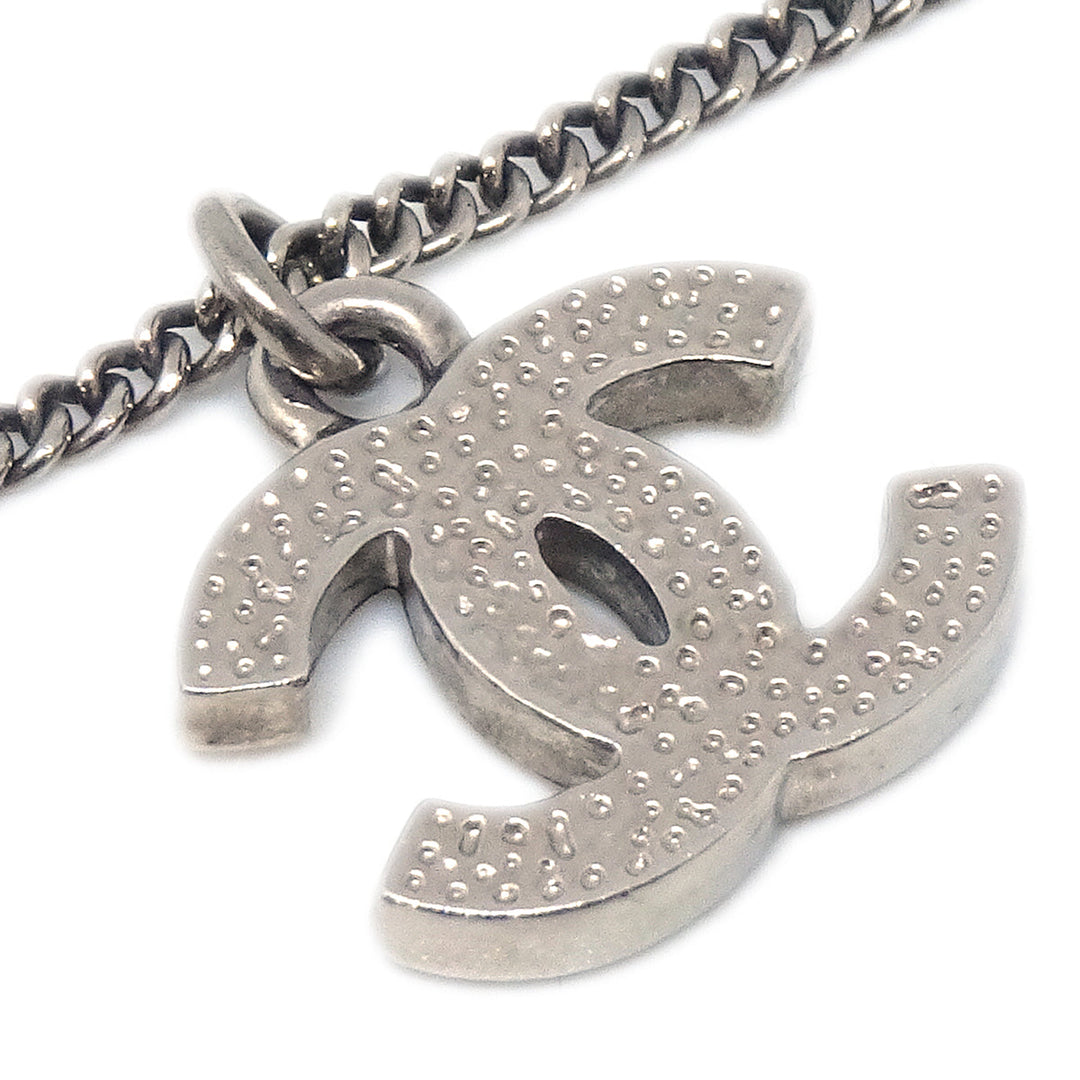 Top Quality Chanel 2011 Crystal & Silver CC Necklace