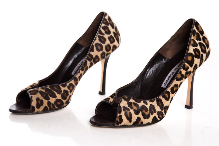 Manolo Blahnik Leopard Heels SZ 36