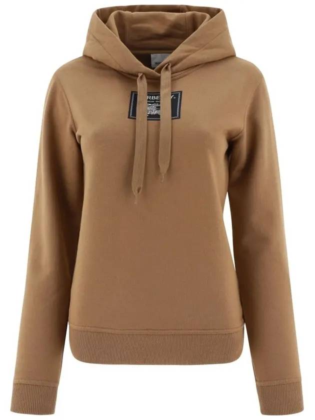 Burberry WoMen's Prosum Label Cotton Hoodie Camel