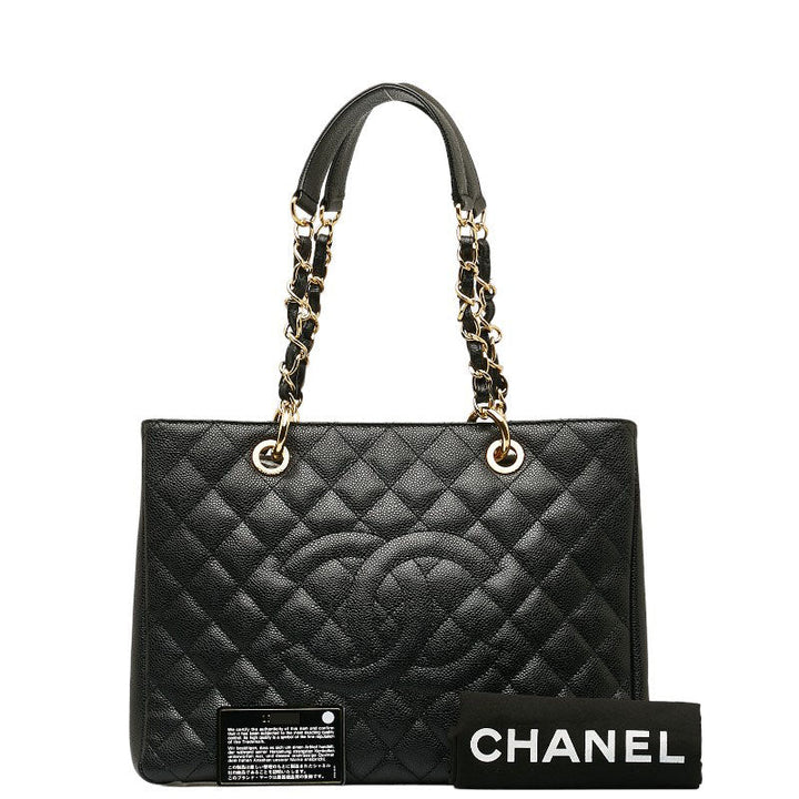 Top Quality Chanel GT Cocomark Chain  Bag Black Caviar S Lady Chanel