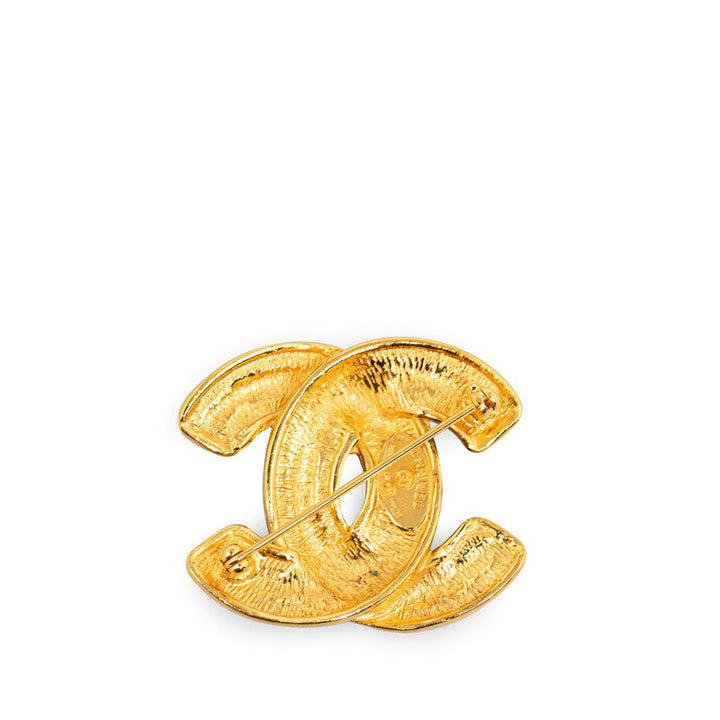 Top Quality Chanel Vintage Matrasse Coco Brooch G   Chanel