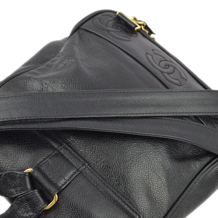 Top Quality Chanel Black Caviar Triple CC Backpack