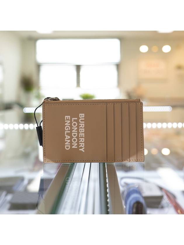 Burberry Zipper Card Wallet Brown