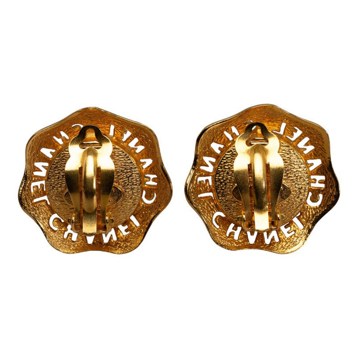 Top Quality Chanel Earring Gold White Lady Earring Luxury Market