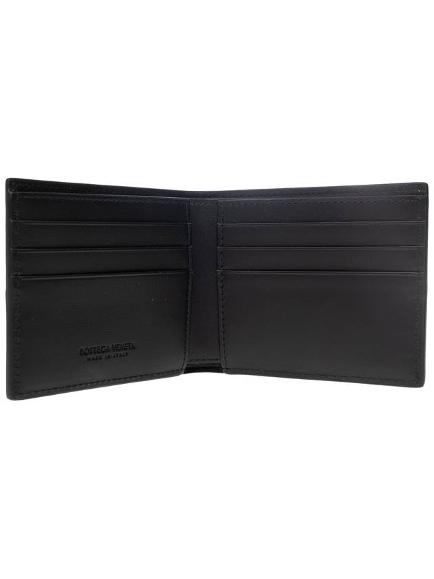 Bottega veneta Intrecciato Cassette Half Wallet Black