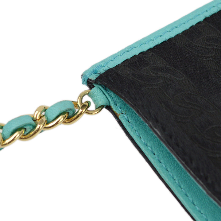 Top Quality Chanel Black Pony hair Chain Handbag