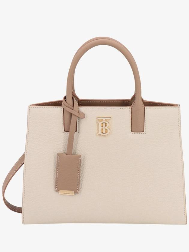 Burberry Mini Frances Tote Bag Beige