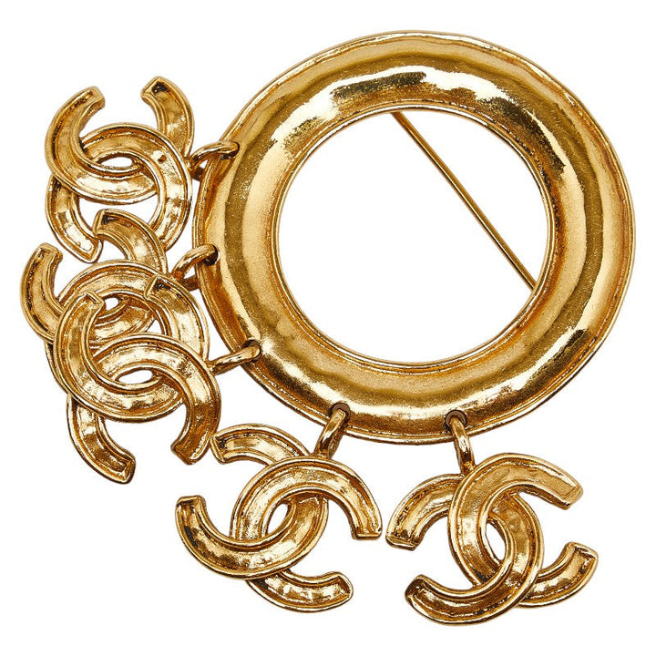 Top Quality Chanel Cocomark Brochure Hoop Swing 5 Series Gold  Ladies CHANEL