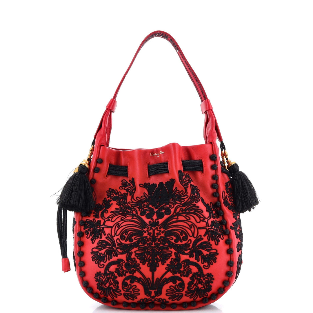 Top quality Dior Hobo Bucket Bag Cornely-Effect Lambskin