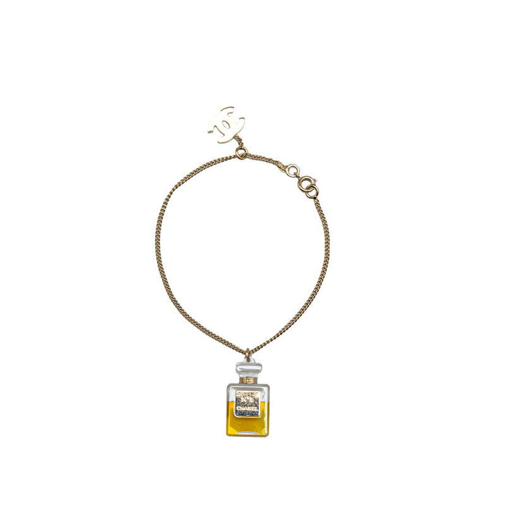 Top Quality Chanel No.5 Perfume Motif Chain Bracelet