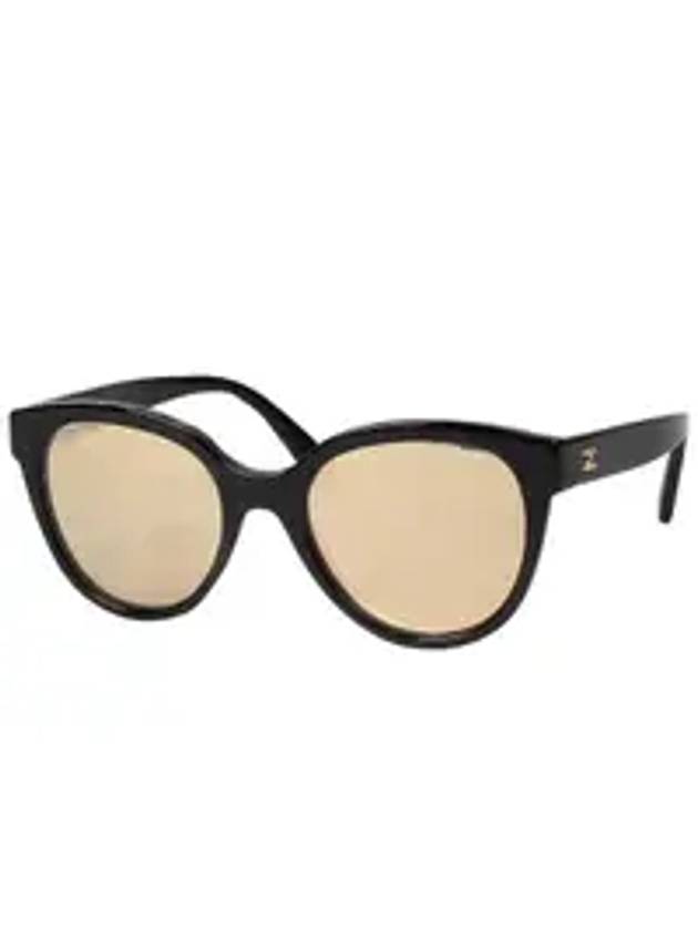 Eyewear Butterfly Acetate Sunglasses Gold Black Chanel
