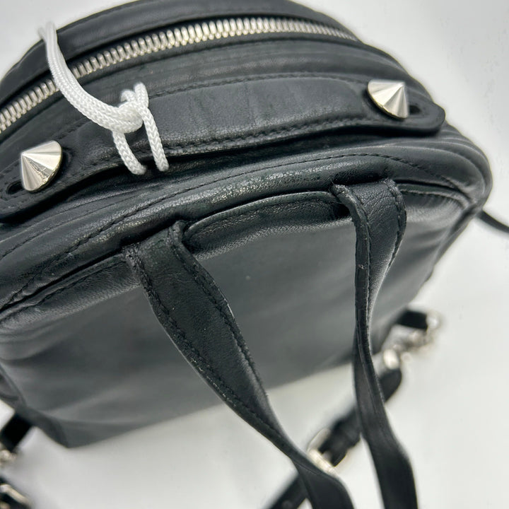 By the way leather backpack Top quality Fendi Black in Leather LA15428