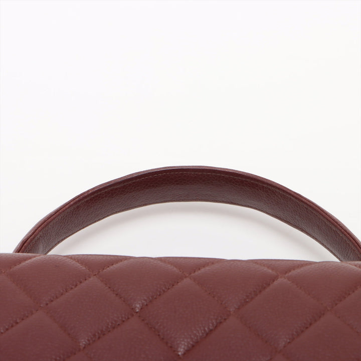 Top Quality Chanel Matrasse Caviar S Handbag Brown G  4th