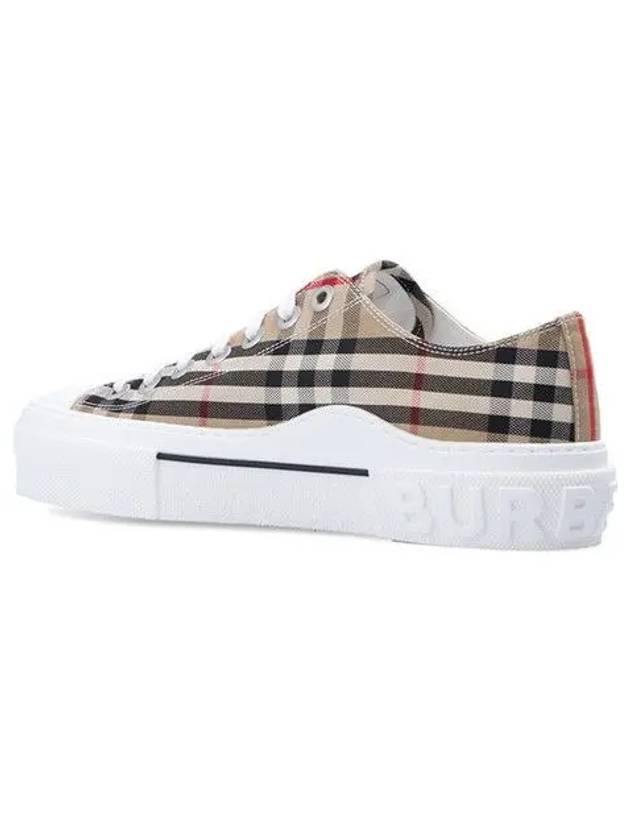 Burberry Vintage Check Cotton Sneakers Archive Beige