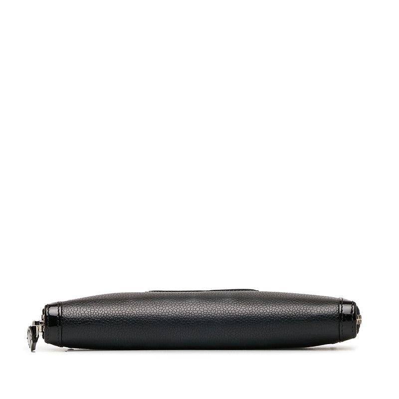 Top Quality Chanel Coco Long Wallet Black Leather  Chanel