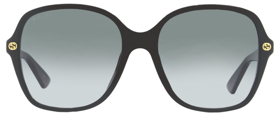 Gucci Women's Square Sunglasses GG0092S 001 Black 55mm