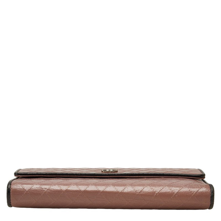 Top Quality Chanel Top Quality Chanel Long Wallet Leather Pink