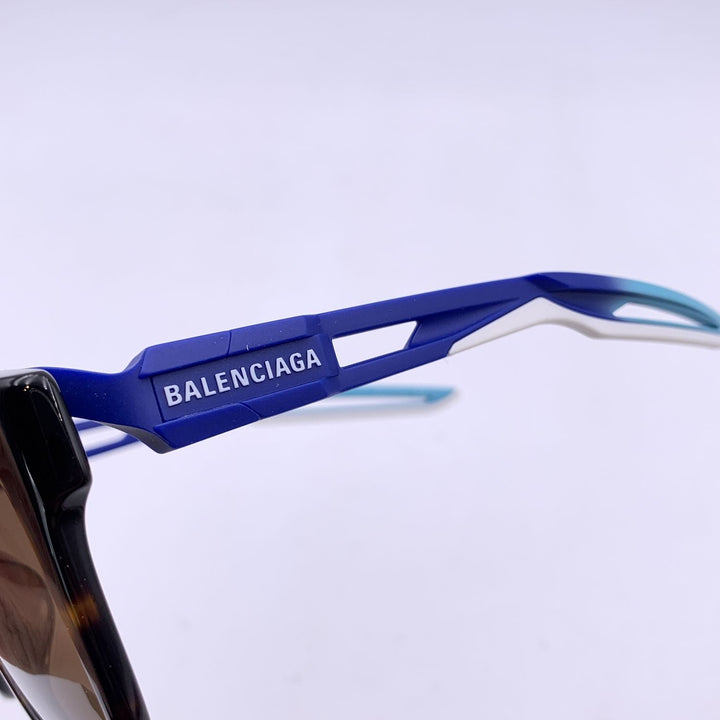 Top Quality Balenciaga Brown Triples Squared Sunglasses Bb0025Sa 55/19 135Mm