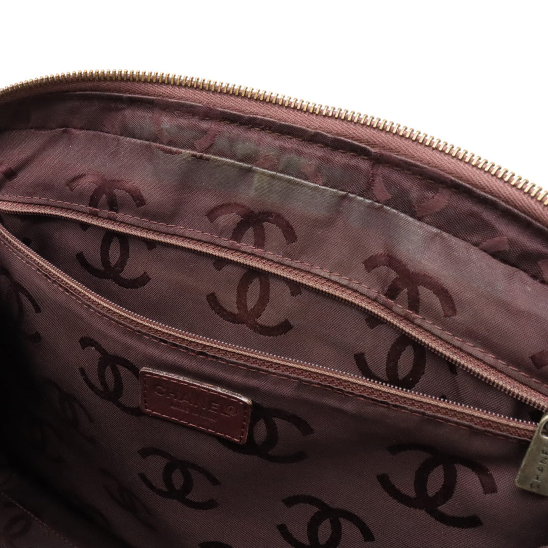 Top Quality Chanel Top Quality Chanel WILDSTETCH COCOMARK TORETH BAG HANDBAG LEADER BRUN TEA TORETH DEPARTS A14693