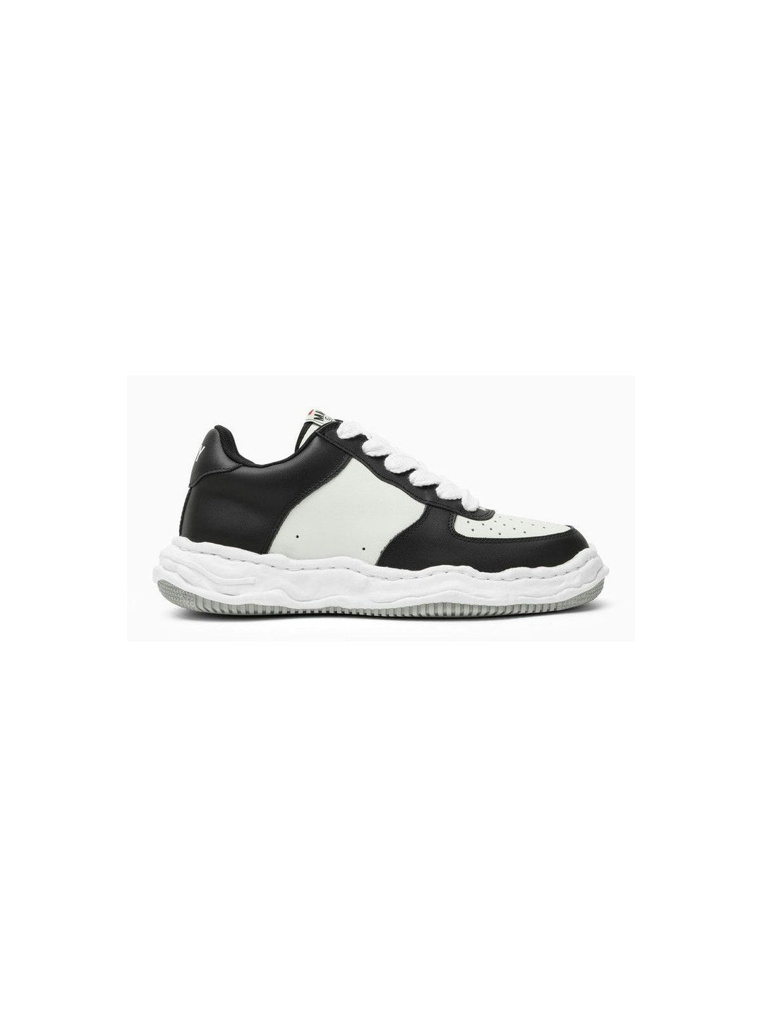 LOW WAINE OG WHITE/BLACK LEATHER TRAINER