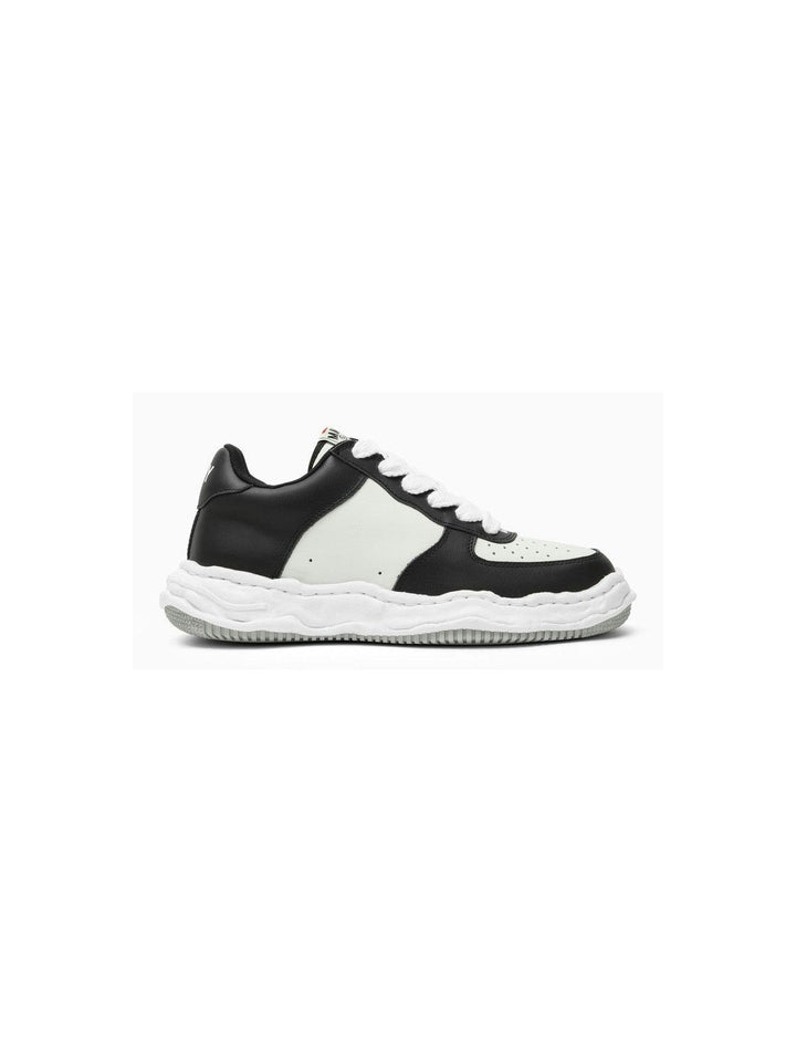 LOW WAINE OG WHITE/BLACK LEATHER TRAINER