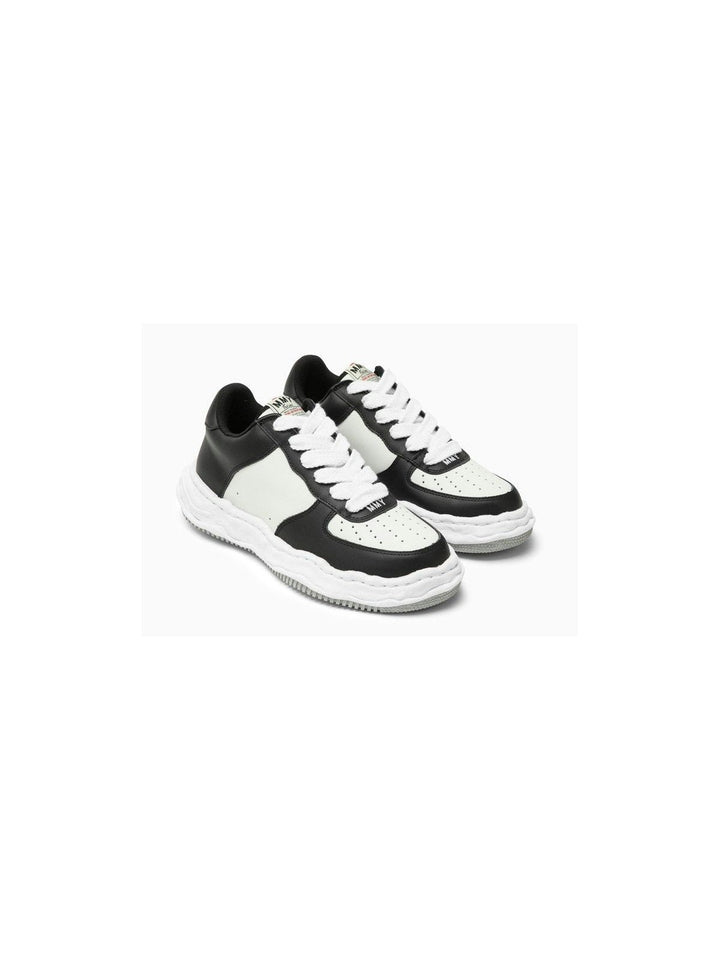 LOW WAINE OG WHITE/BLACK LEATHER TRAINER