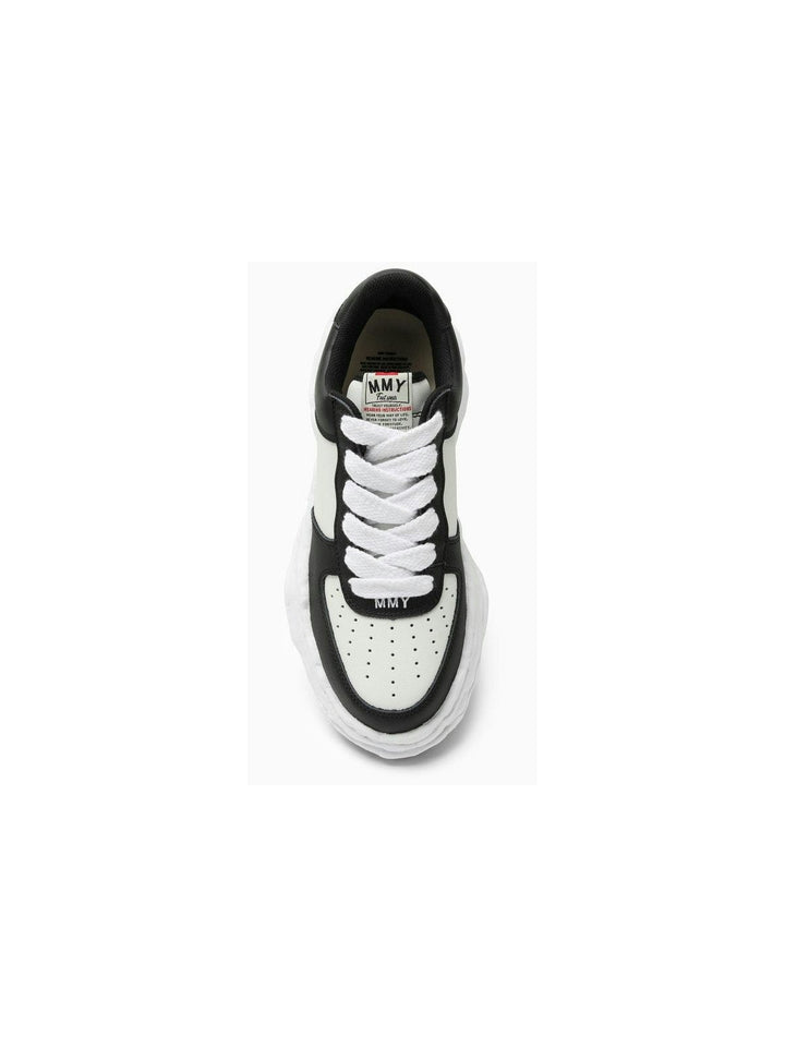 LOW WAINE OG WHITE/BLACK LEATHER TRAINER