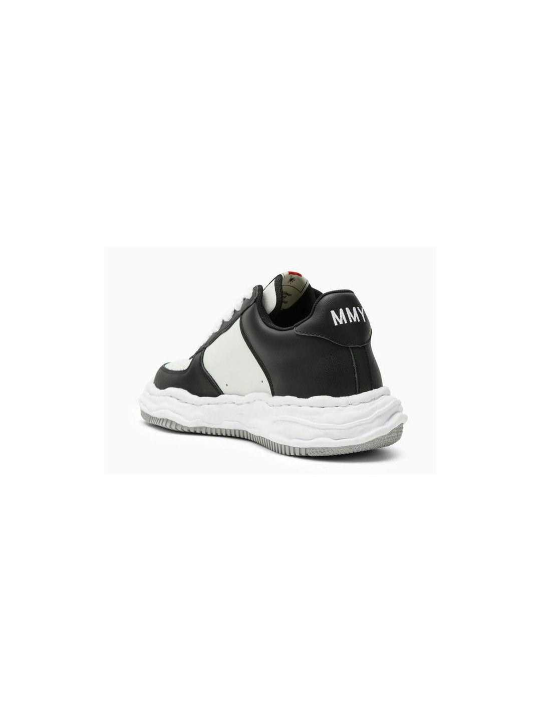 LOW WAINE OG WHITE/BLACK LEATHER TRAINER