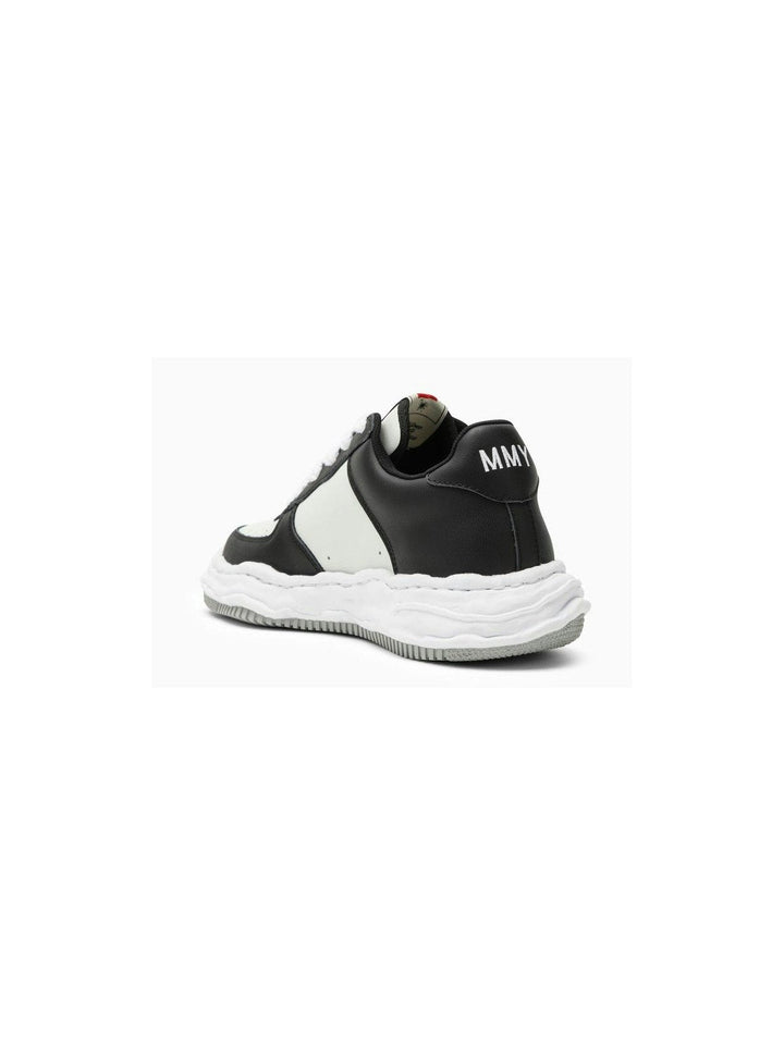 LOW WAINE OG WHITE/BLACK LEATHER TRAINER