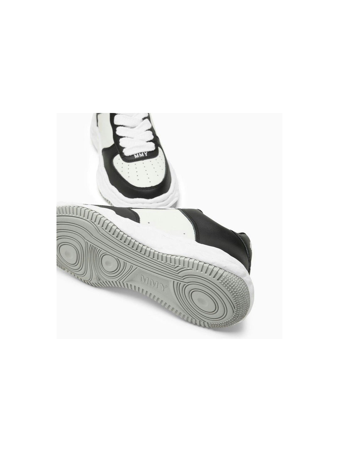 LOW WAINE OG WHITE/BLACK LEATHER TRAINER