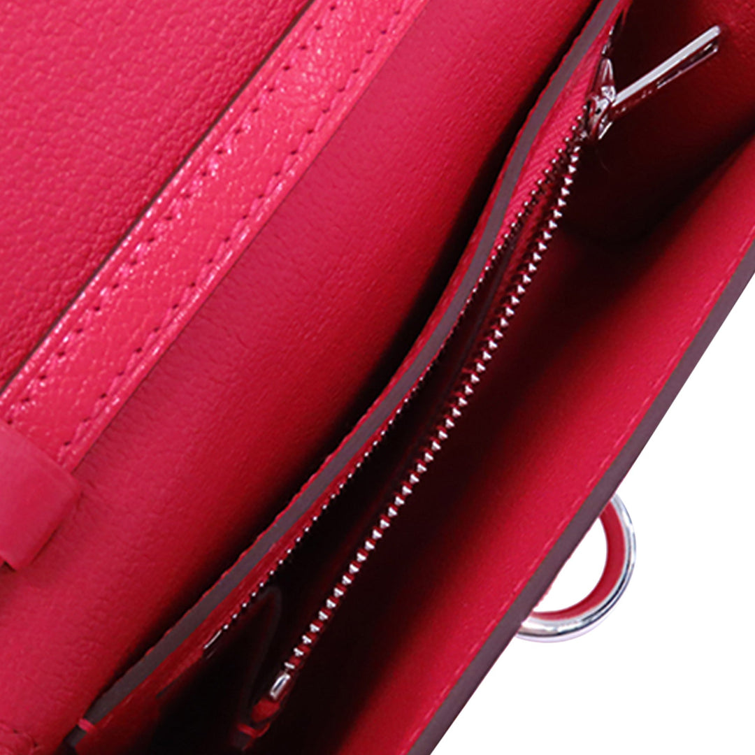 Top quality Hermes Chevre MysoreChaine d'Ancre Compact Wallet Crossbody Bag