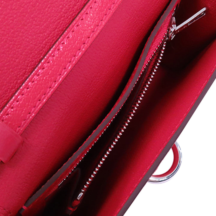 Top quality Hermes Chevre MysoreChaine d'Ancre Compact Wallet Crossbody Bag