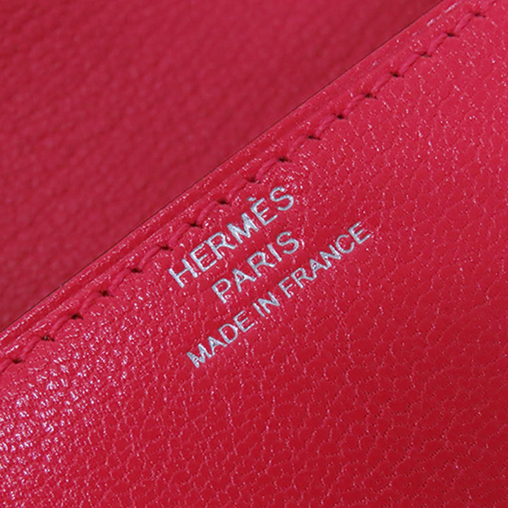 Top quality Hermes Chevre MysoreChaine d'Ancre Compact Wallet Crossbody Bag