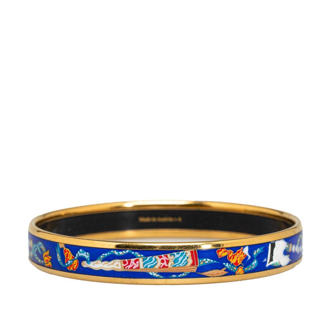 Top quality Hermes Narrow Enamel Bangle Costume Bracelet