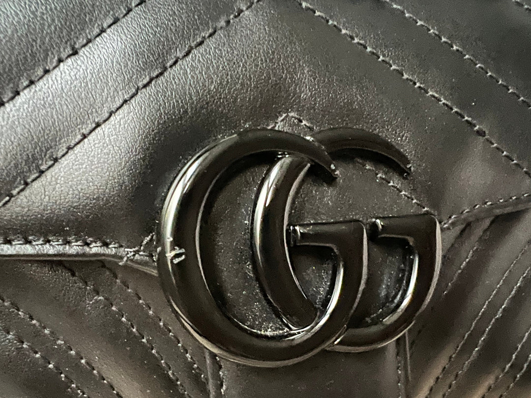 Gucci GG Black Marmont Mini Shoulder Bag (RRP £1,700)