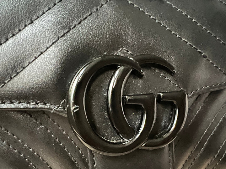 Gucci GG Black Marmont Mini Shoulder Bag (RRP £1,700)