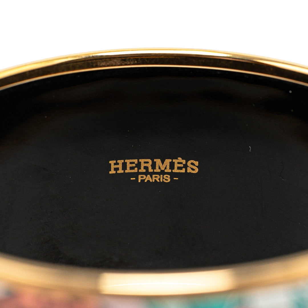 Top quality Hermes Extra Wide Enamel Bangle Costume Bracelet