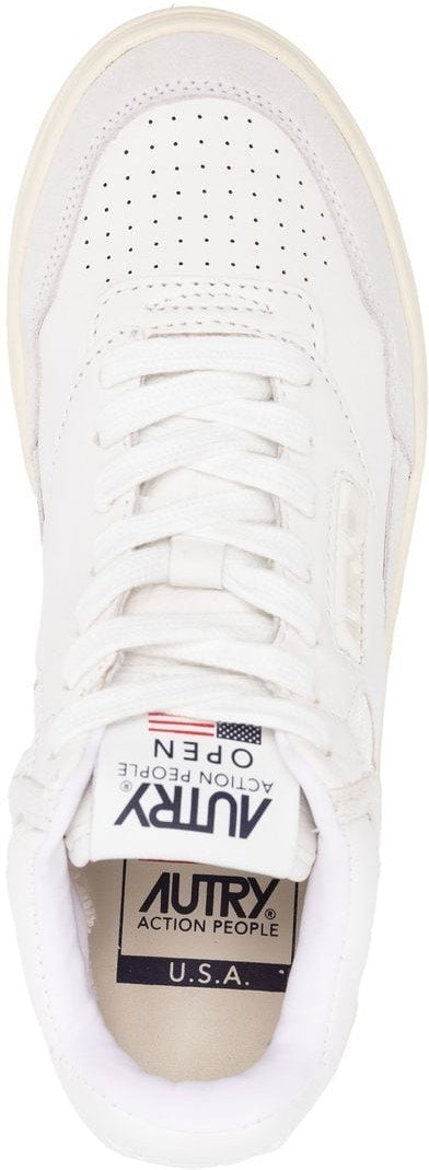 AUTRY WHITE LEATHER SNEAKERS