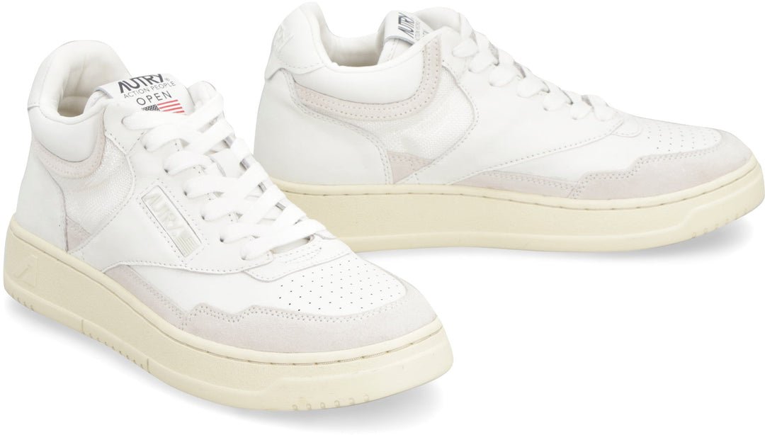 OPEN SNEAKERS MID-TOP SNEAKERS
