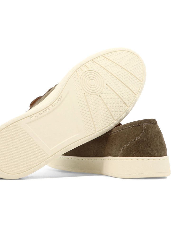 SUEDE SLIP-ONS