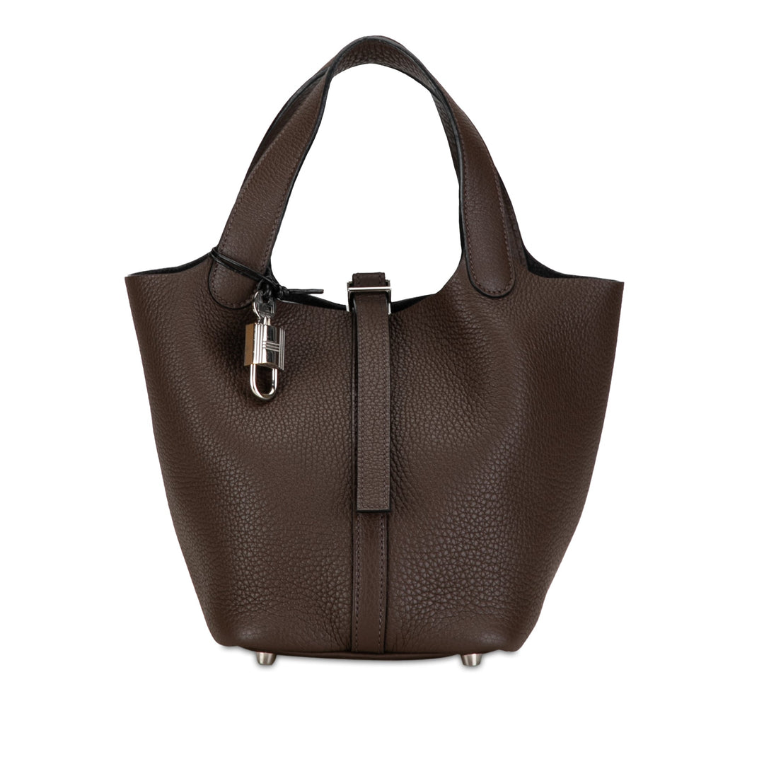 Hermes Clemence Picotin Lock 18 Handbag