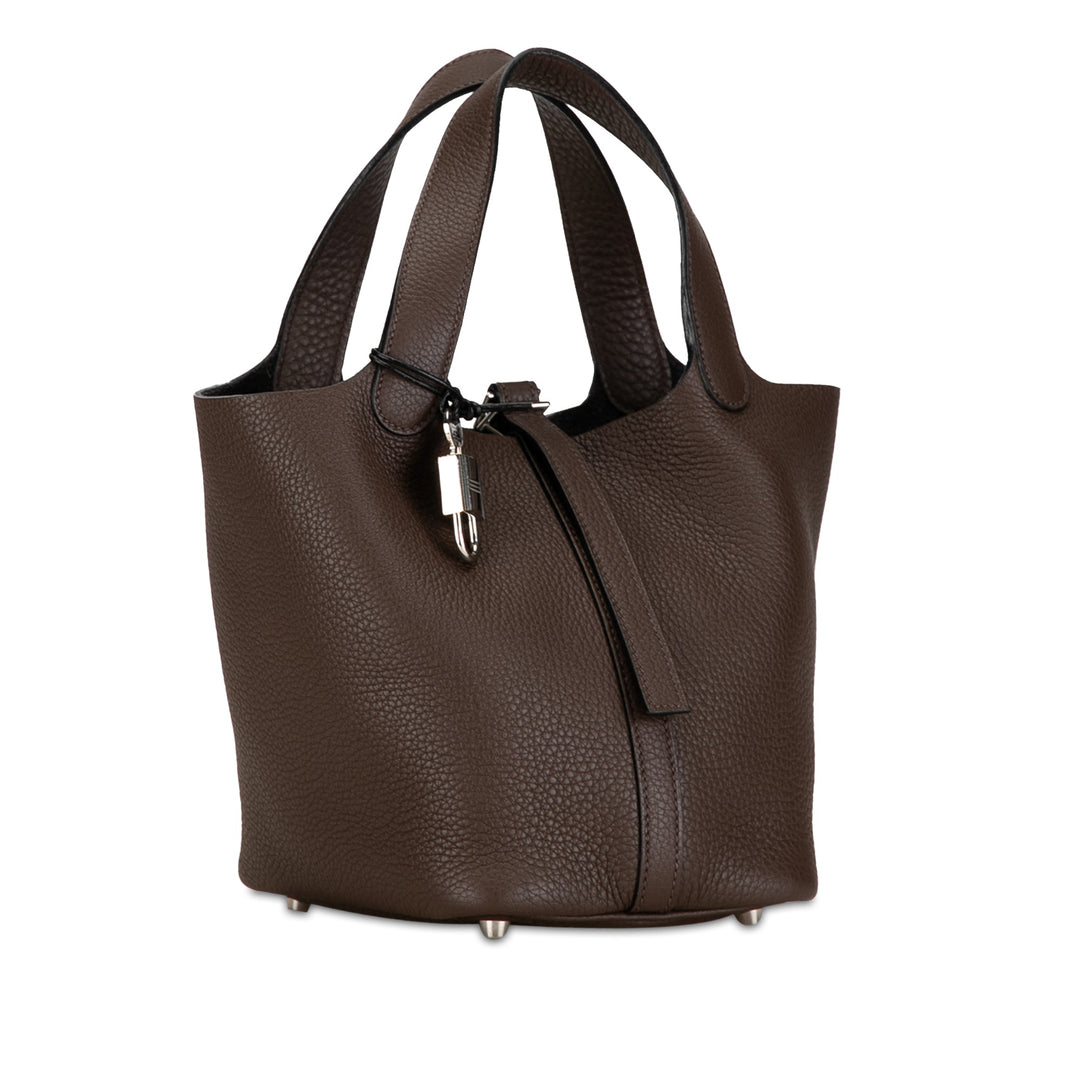 Top quality Hermes Clemence Picotin Lock 18 Handbag