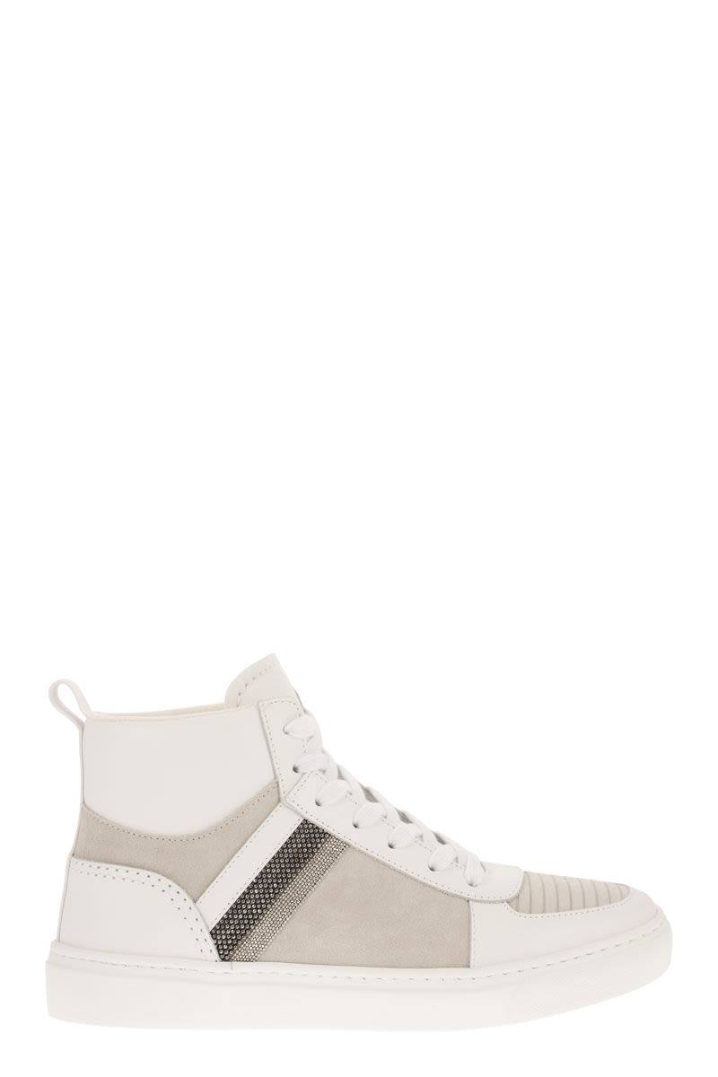 HIGH LEATHER SNEAKERS