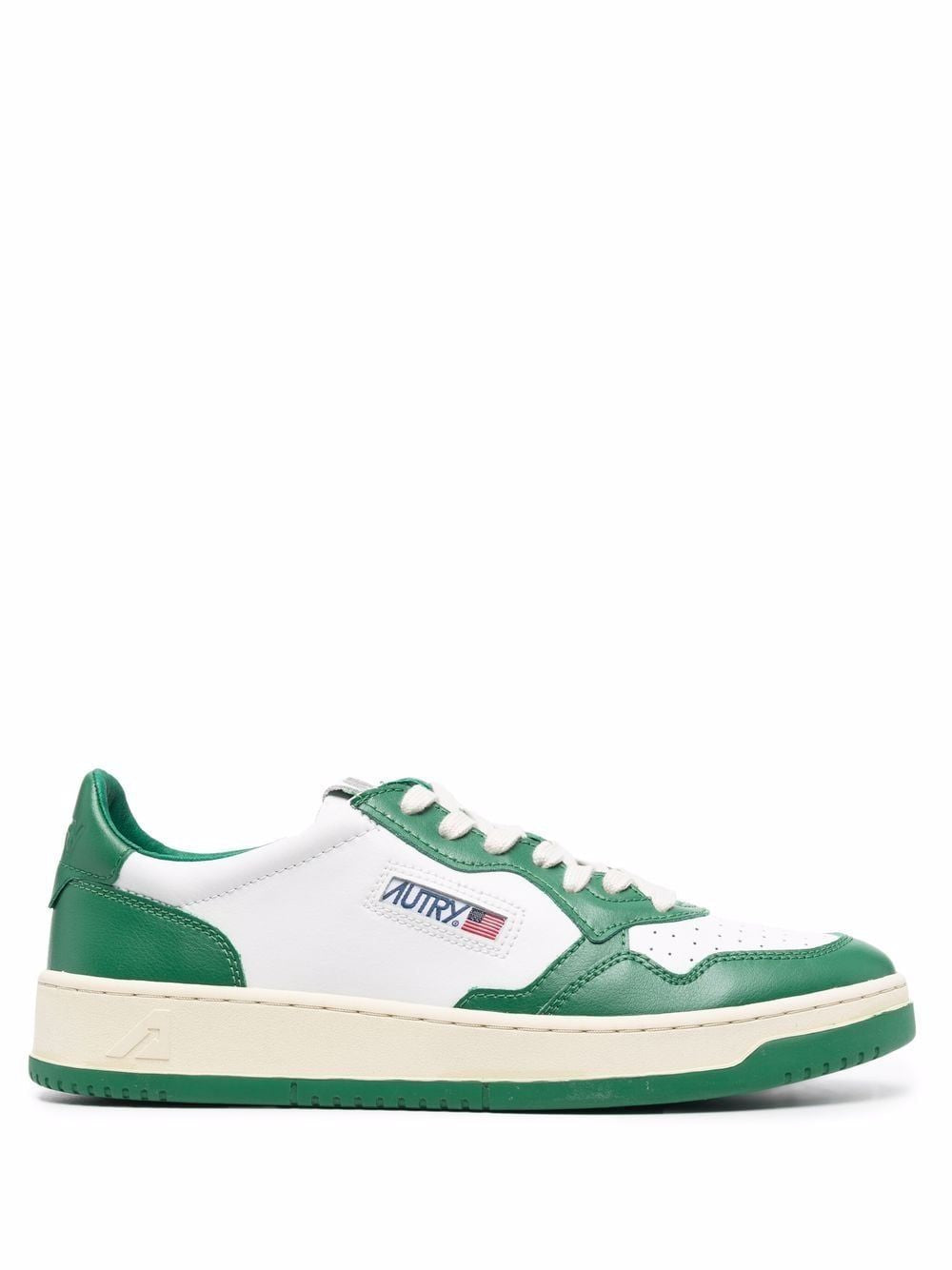 AUTRY 01 LOW MAN LEAT/LEAT WHT/GREE